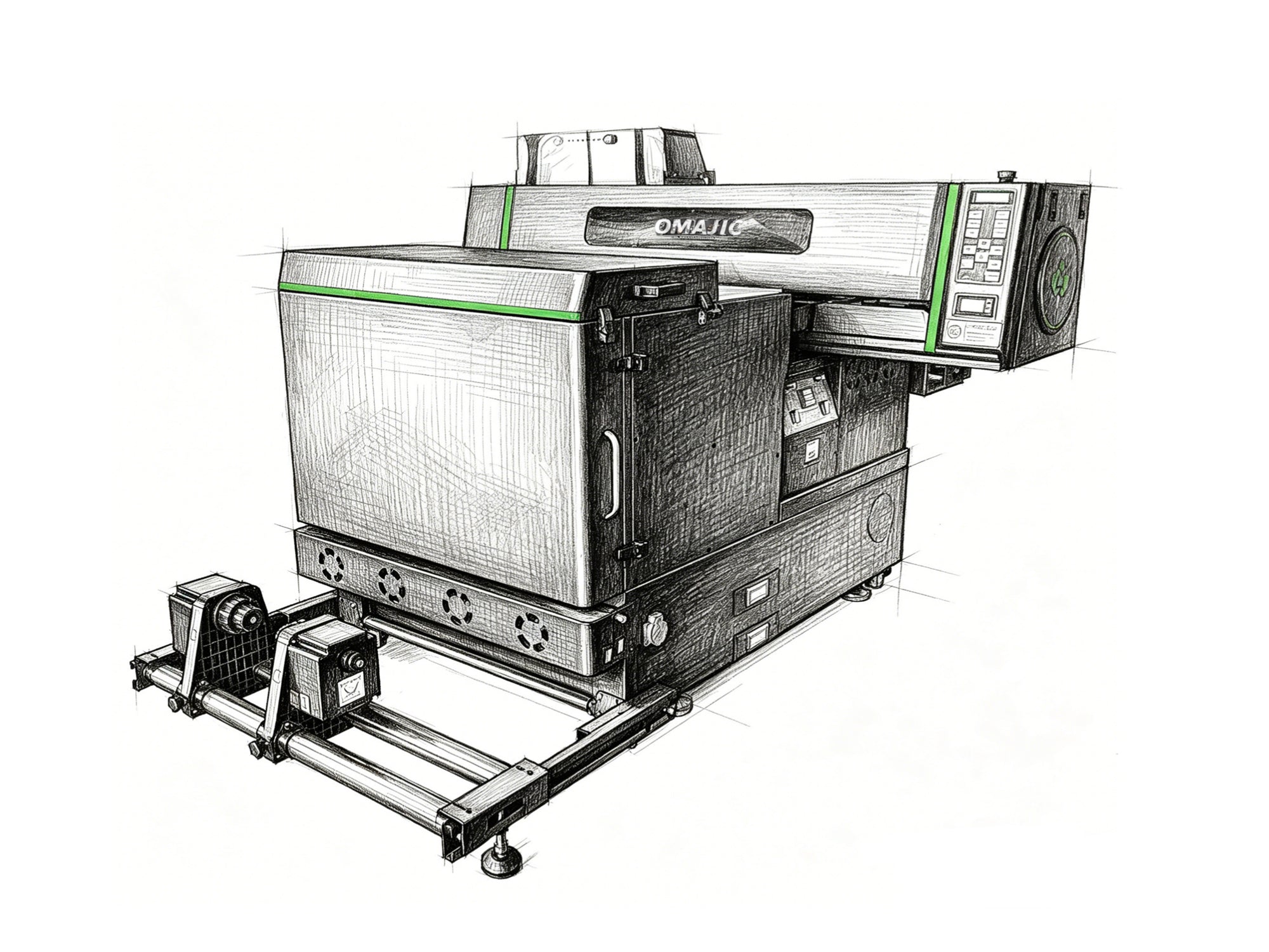 shl-supply 24 inch Combo DTF Printer 4 in 1