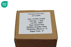 24″x328′ Premium Double Matt Instant Peel DTF Film
