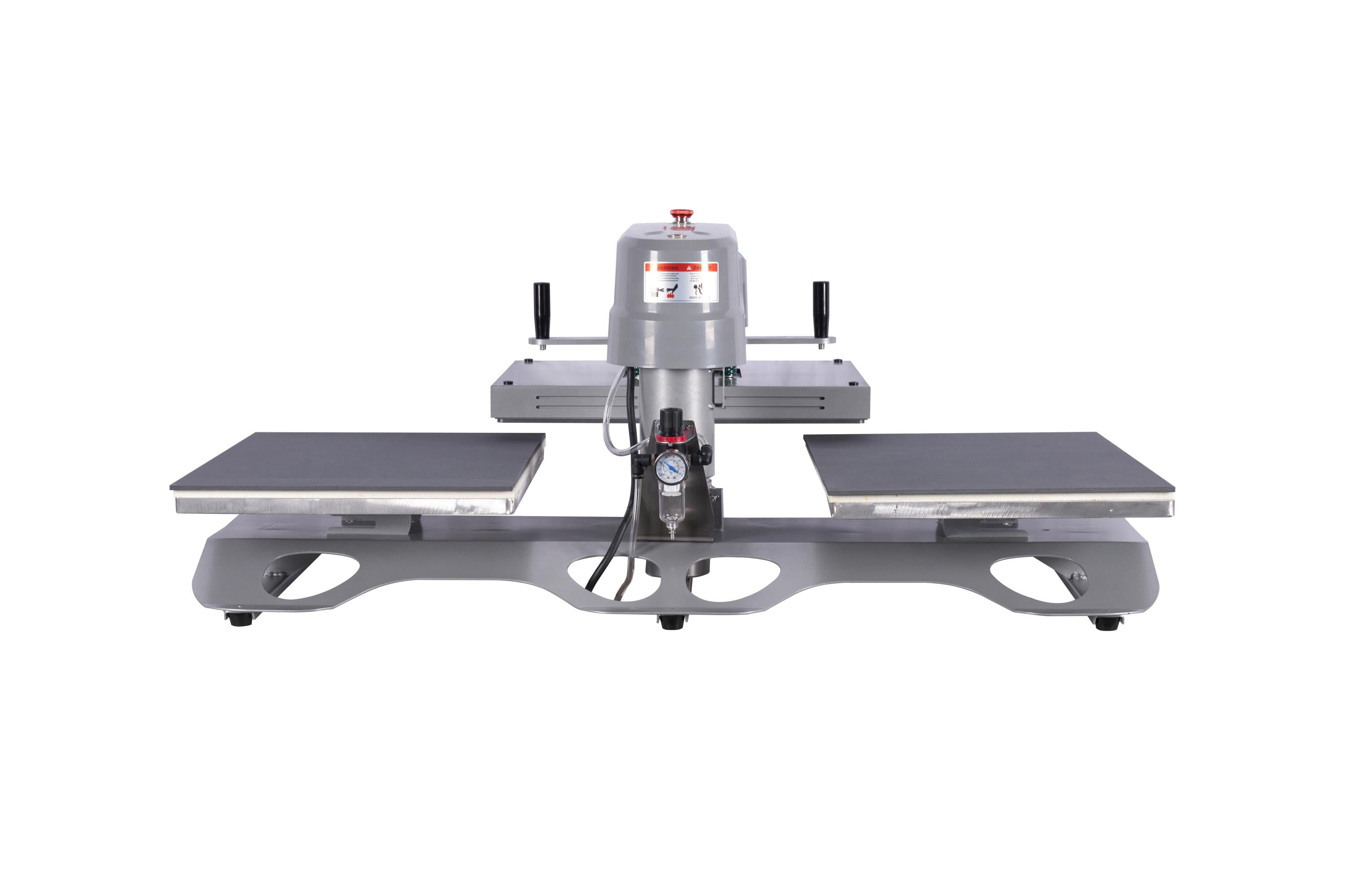 SHL DTF/Screen Material Auto Heat Press with Air dual head Swing model -- SHL4050S2