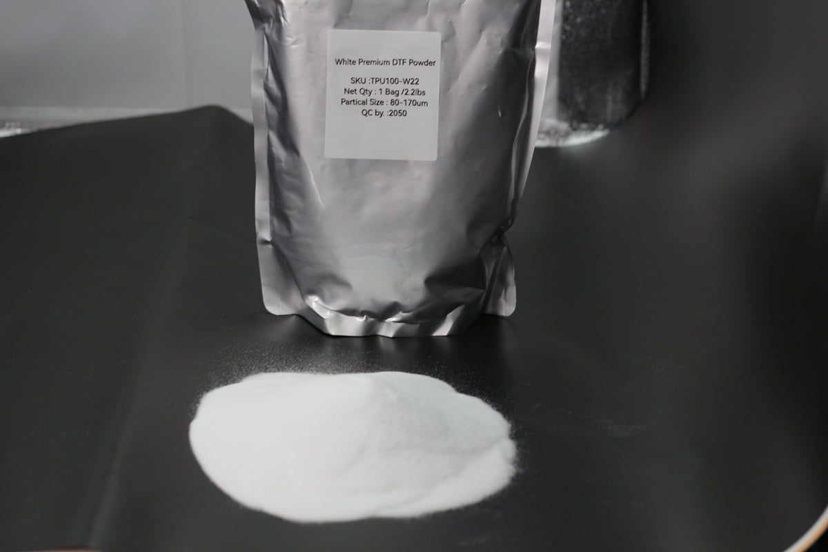 White  DTF Powder - TPU Hot Melt adhesive powder 2.2lbs