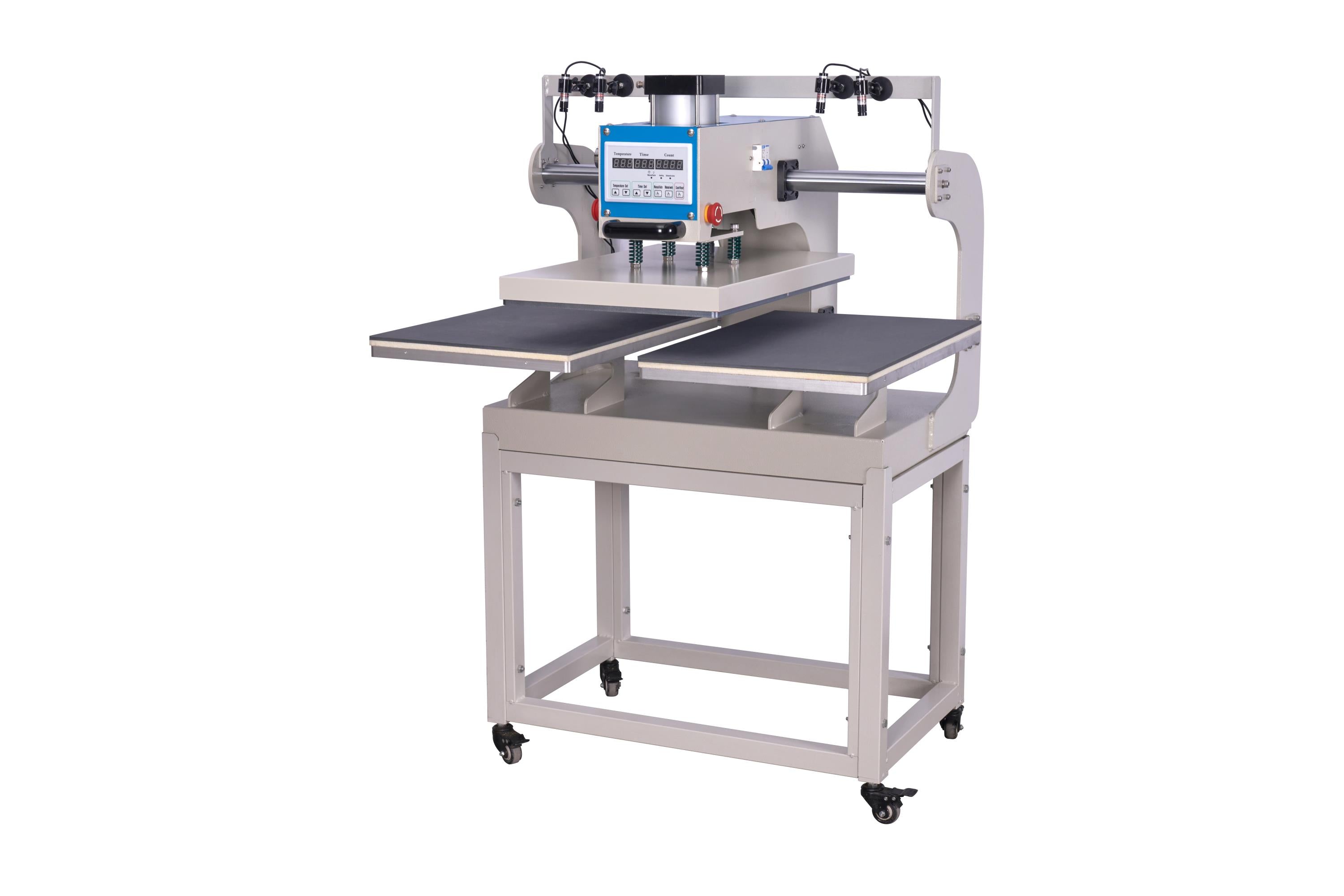 SHL DTF/Screen Material Auto Heat Press with Air dual head Sliding model -- SHL6040P2