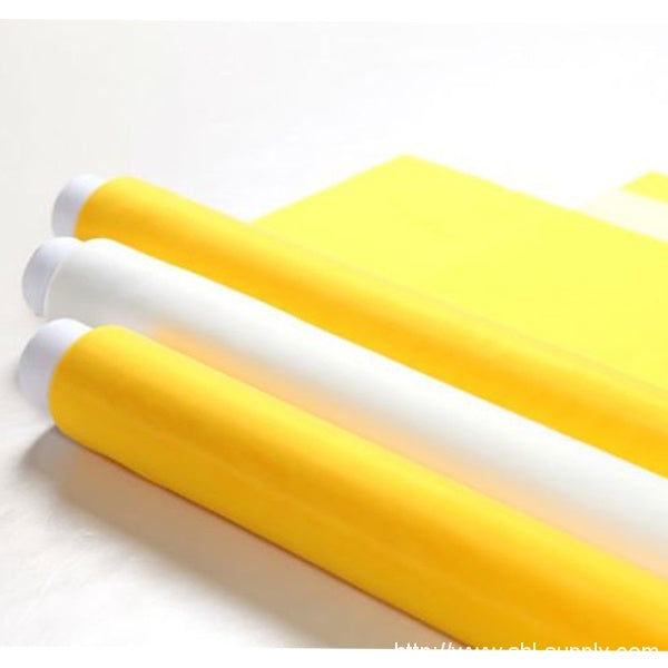 355 mesh count 65″screen printing mesh with 50 yards yellow