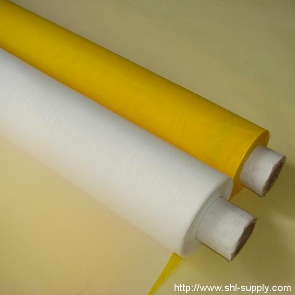 305 mesh count 65″ 50 yards screen printing mesh with yellow