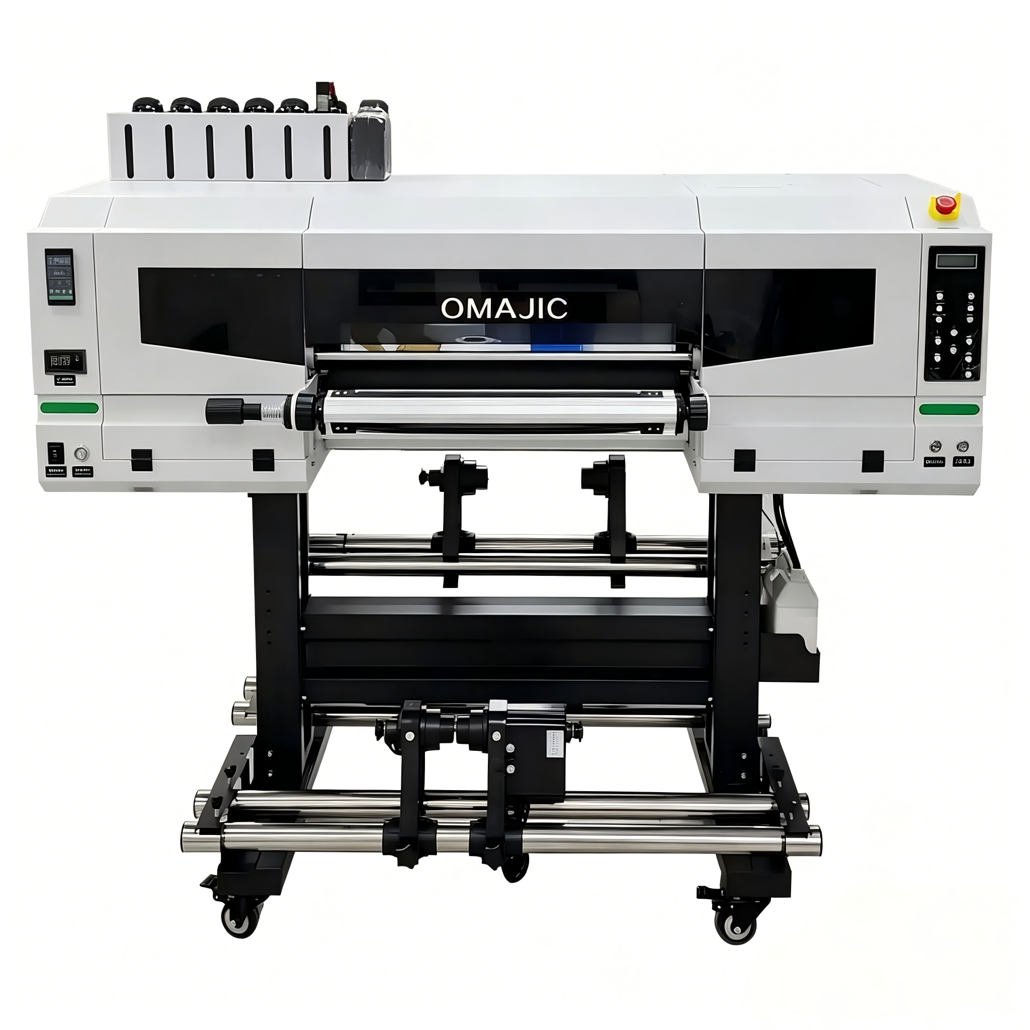 SHL LA SUPPLY 24 Inch UV DTF Printer Epson 3200U1 Heads with Foil Transfer attachment Without Foil Tranfer Attacment