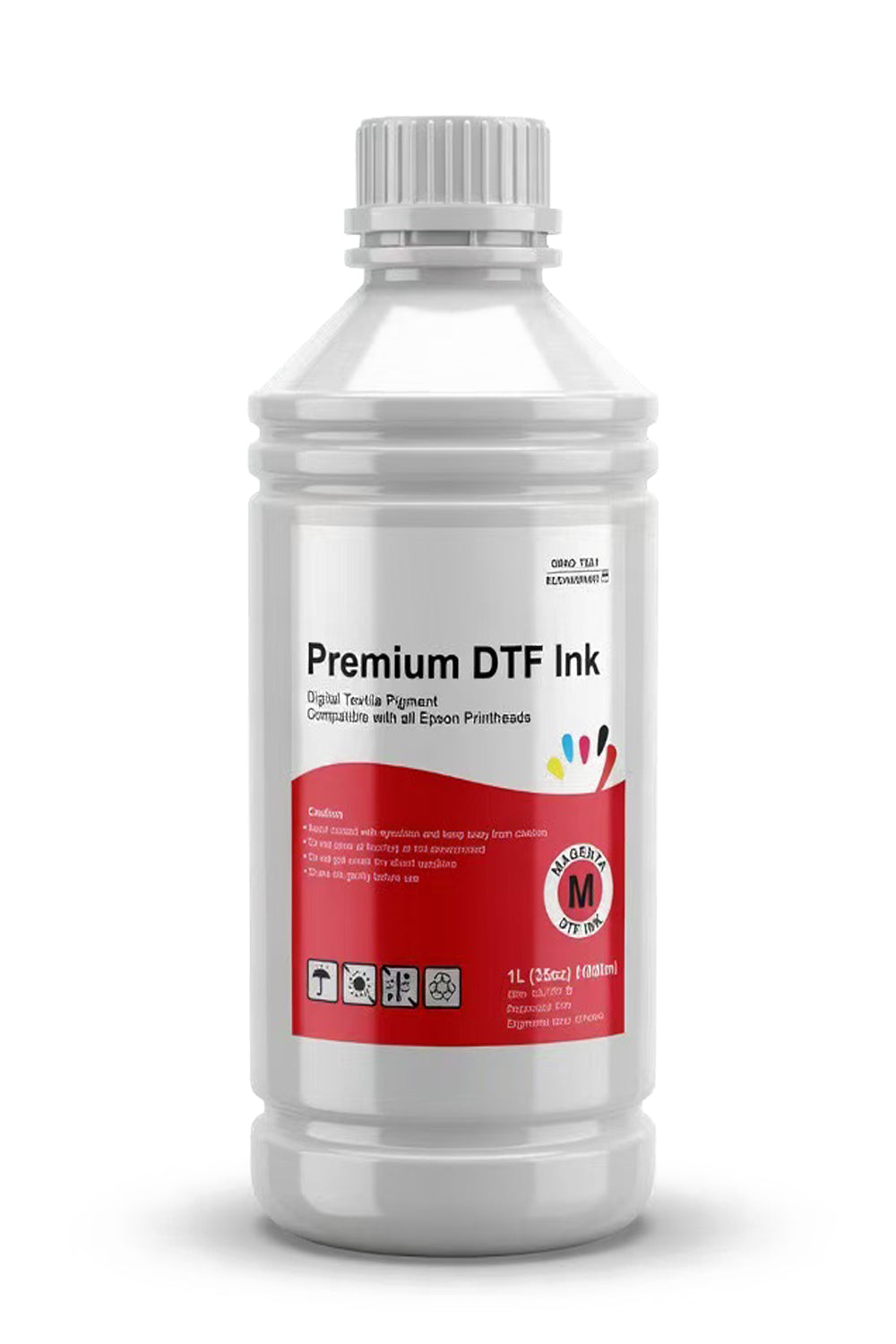 SHL LA SUPPLY Premium DTF Ink 1L - Industrial Textile Pigment Ink OEKO-TEX Certificated Magenta