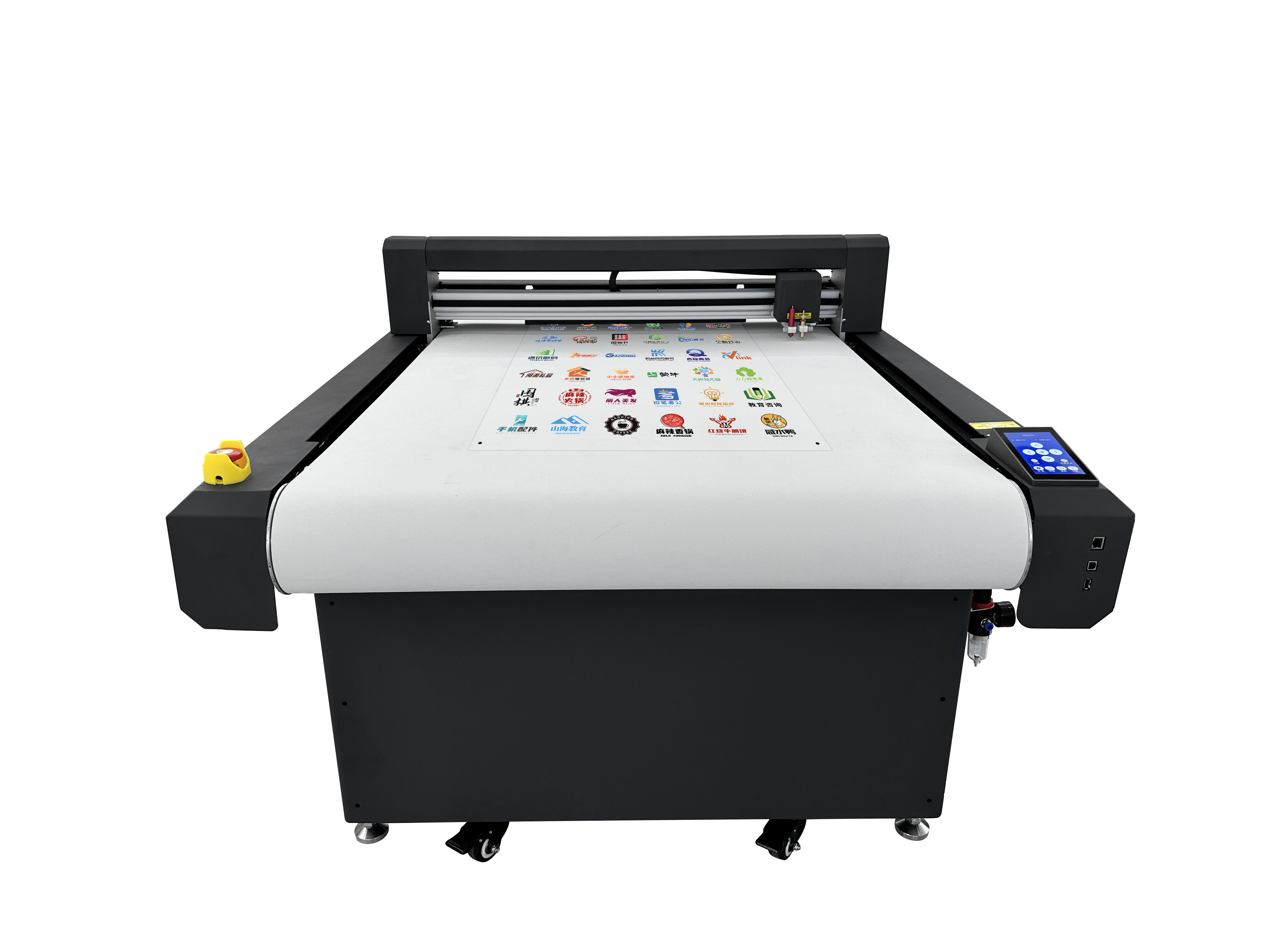 SHL DTF/Screen Material 24in Dual-Blade Head Automatic Belt Conveyor Vinyl Cutter With Camera Registration System