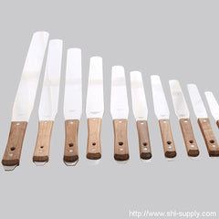 4″ stainless screen printing ink spatula 5-packs