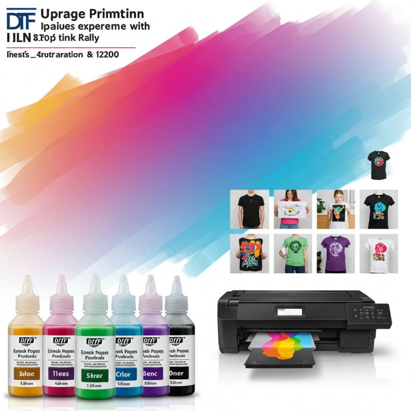 Premium DTF Pigment Ink for Epson I3200 Takes Print Quality to the Next Level