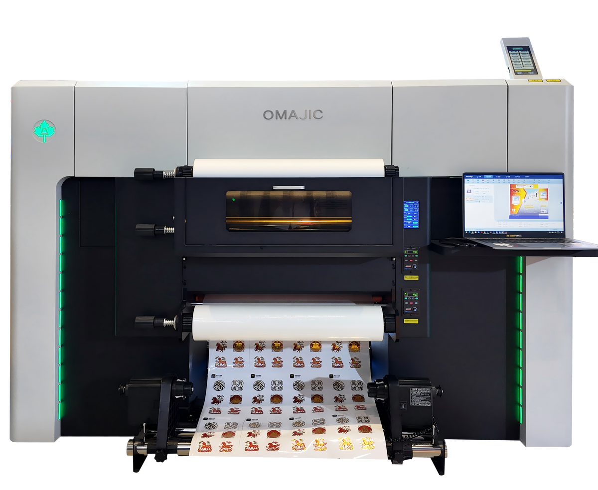 24 Inch UV DTF Printer Epson 3200U1 Heads For TPU Patches or Sticker with Gold Foil