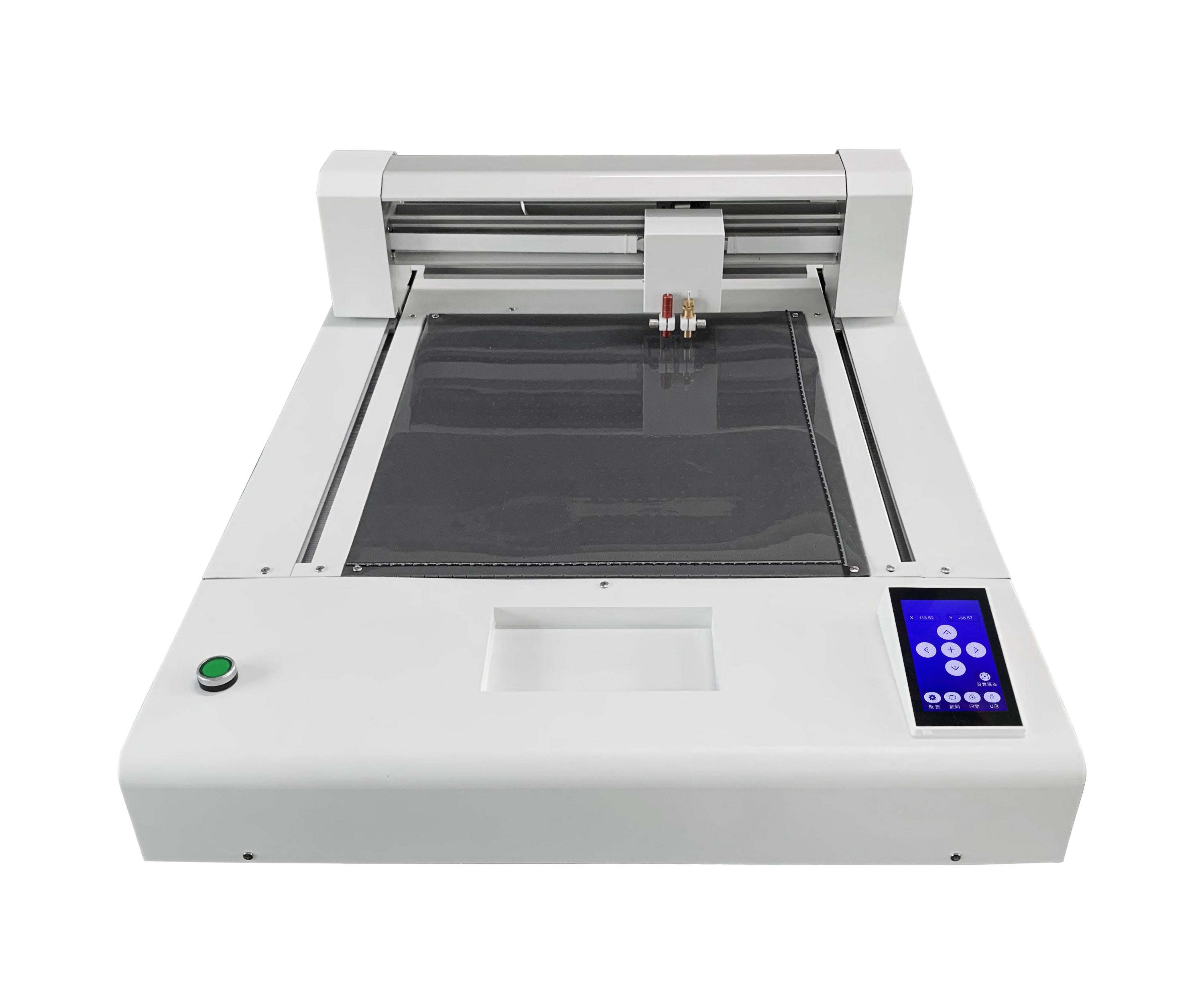 SHL LA SUPPLY Dual-Blade Heads Flatbed Cutting Plotter with Visual positioning system A3+