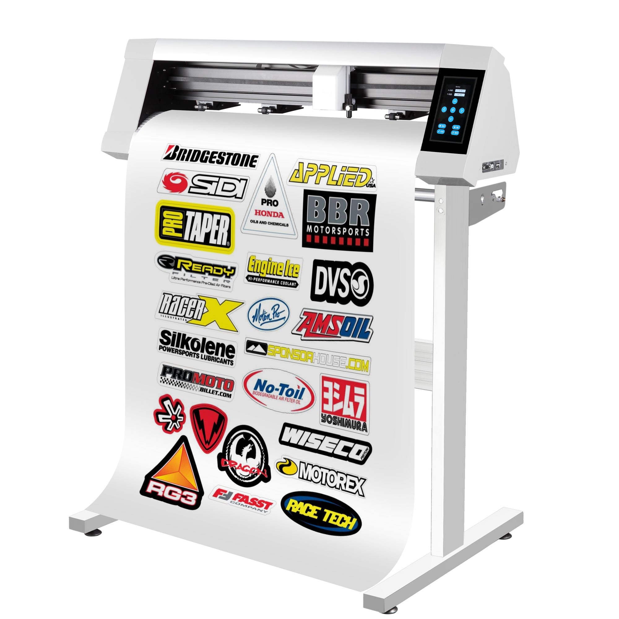 SHL LA SUPPLY High-Precision Automatic Contour Vinyl Cutting Plotter with Camera Positioning