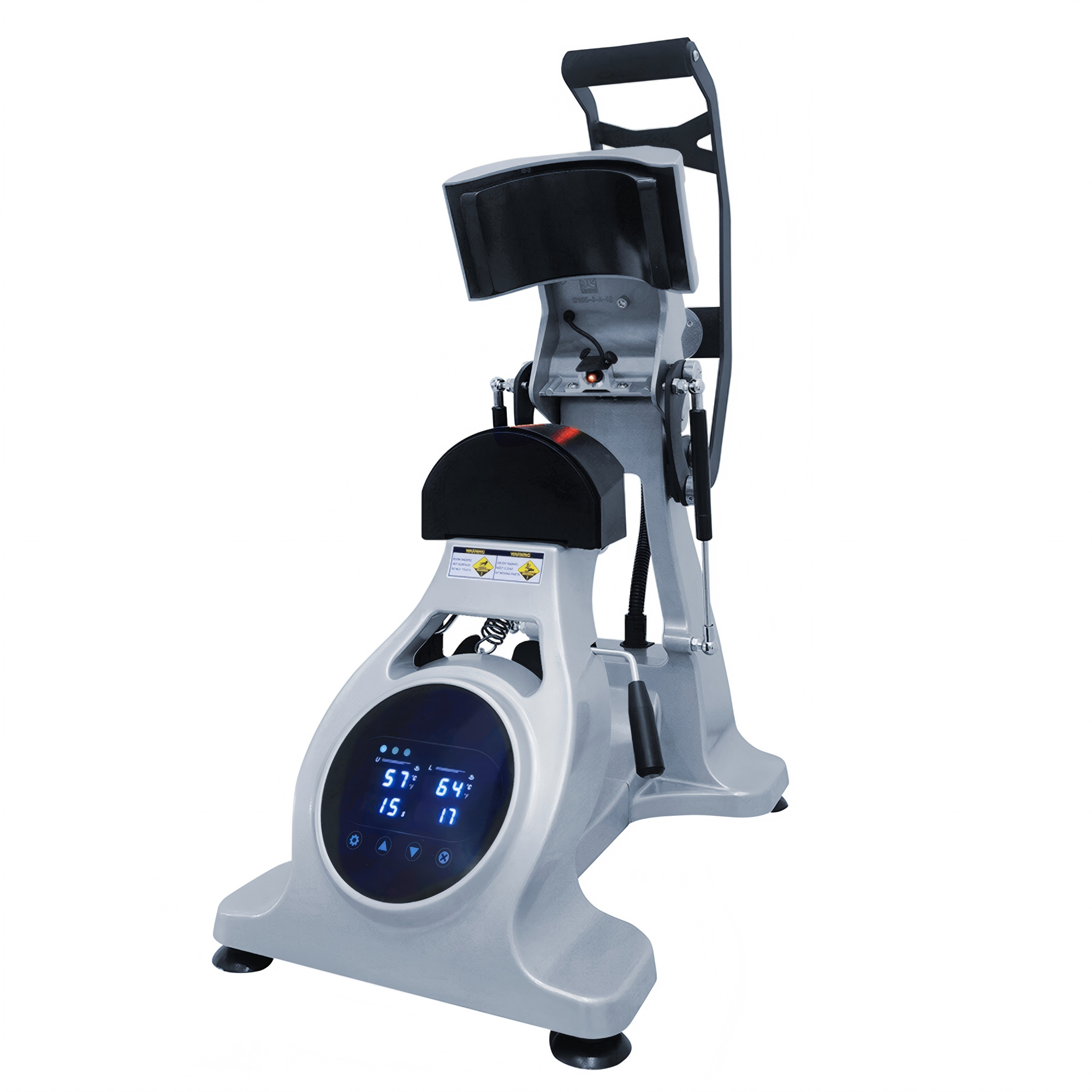 SHL DTF/Screen Material Dual Heated Hat Press Magnetic Auto Open with Laser Alignment