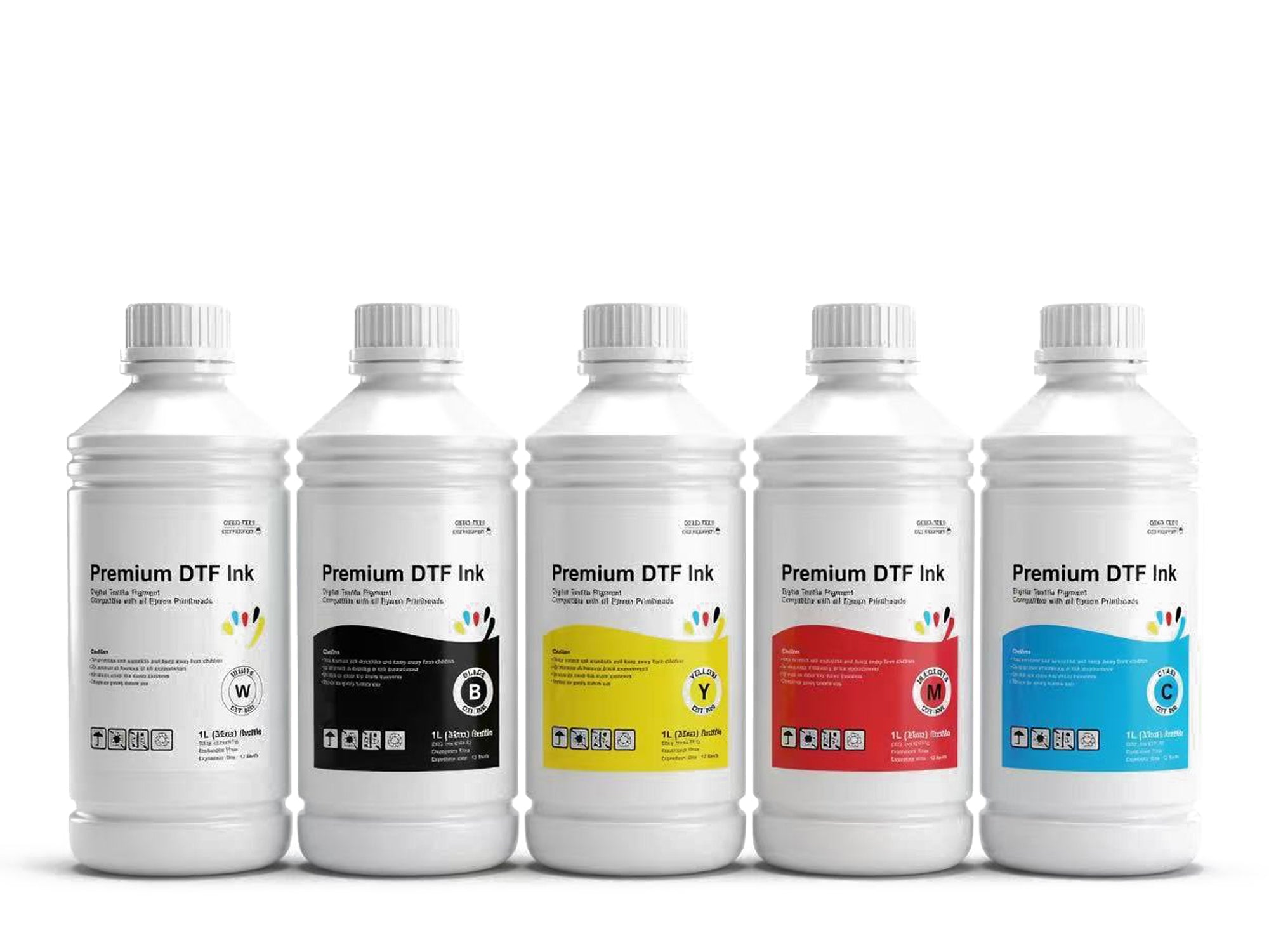 Premium DTF Ink -- Textile Pigment Ink 1L/Bottle Special designed for I3200A I1600 XP600
