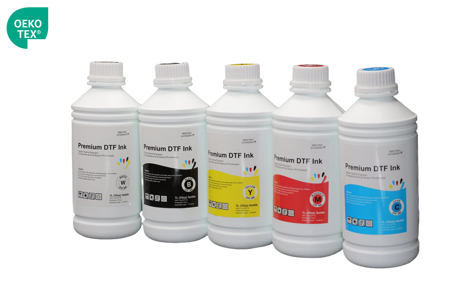 Premium DTF Ink -- Textile Pigment Ink 1L/Bottle Special designed for I3200A I1600 XP600