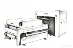 6 Printheads I3200A  DTF Pro Package Max 900