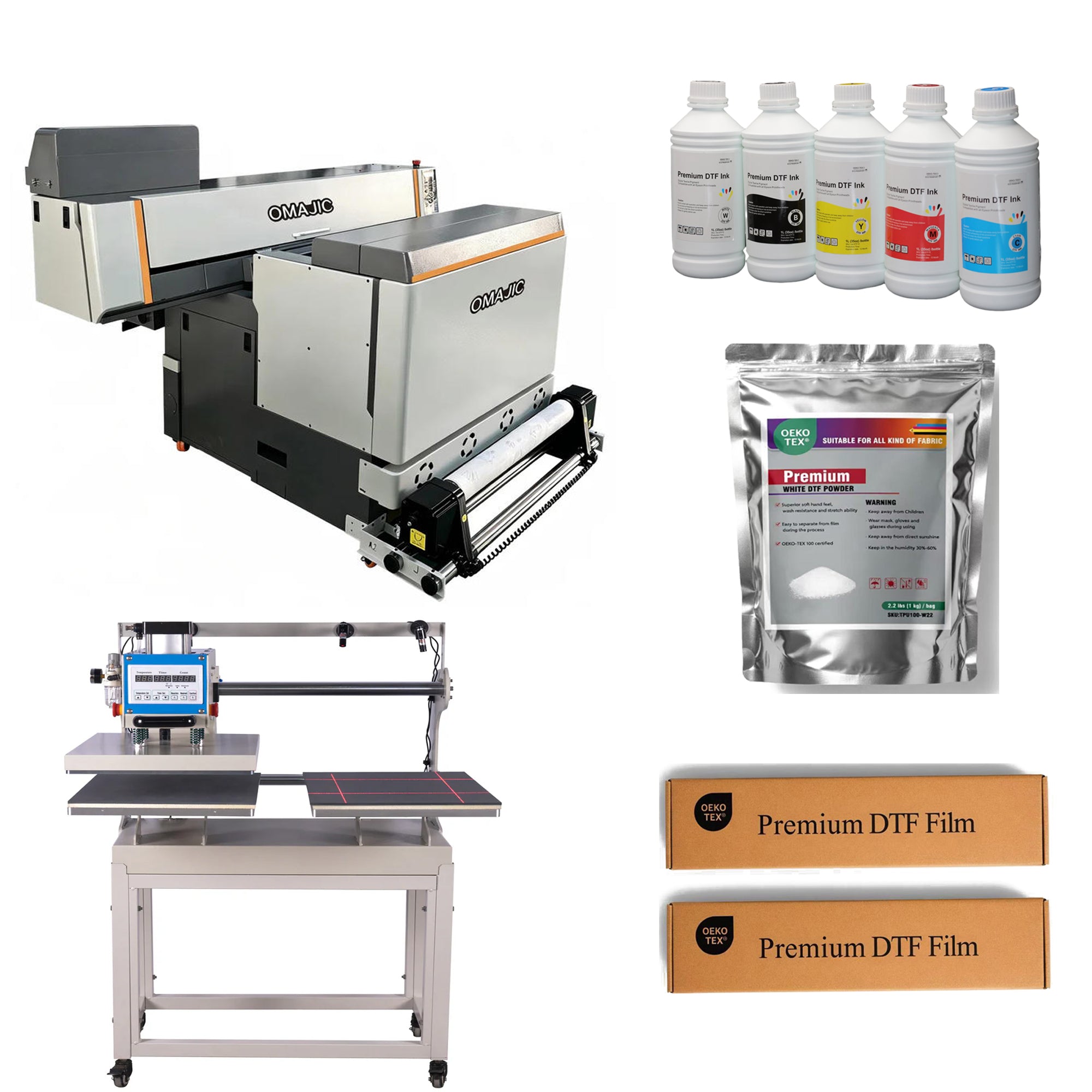 Professional DTF Printer Bundle for Startup Print Shops | All-in-One Kit