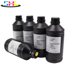 High Quality UV Soft Ink CMYKW Color For I3200-U1  1L For Immitation Emboidery Printing