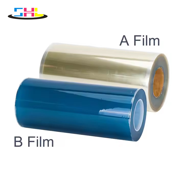 SHL DTF/Screen Material UV DTF AB Film Roll 24" by 328ft ( 2rolls / set )