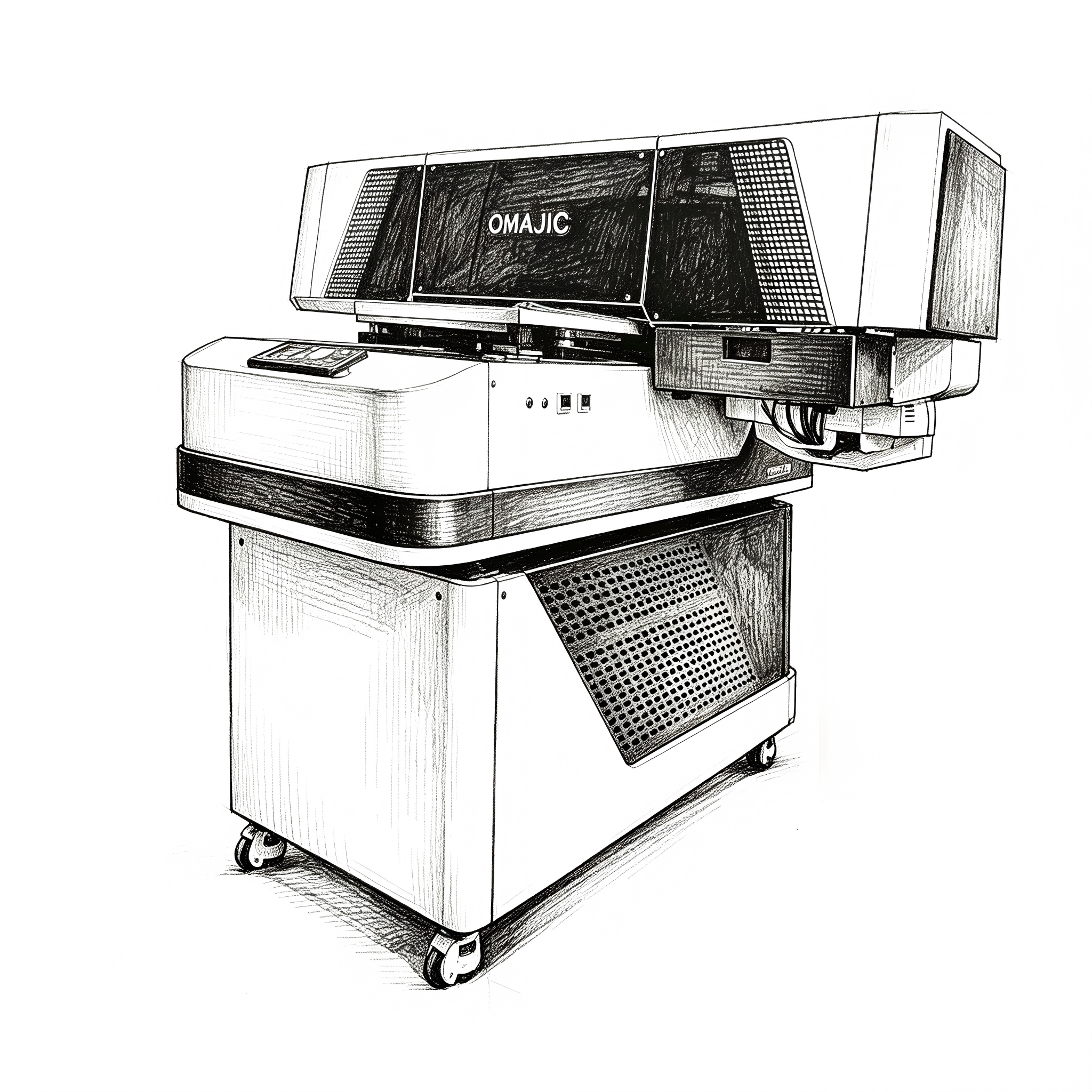 SHL LA SUPPLY Flatbed UV Printer 6090 with AI Scanner