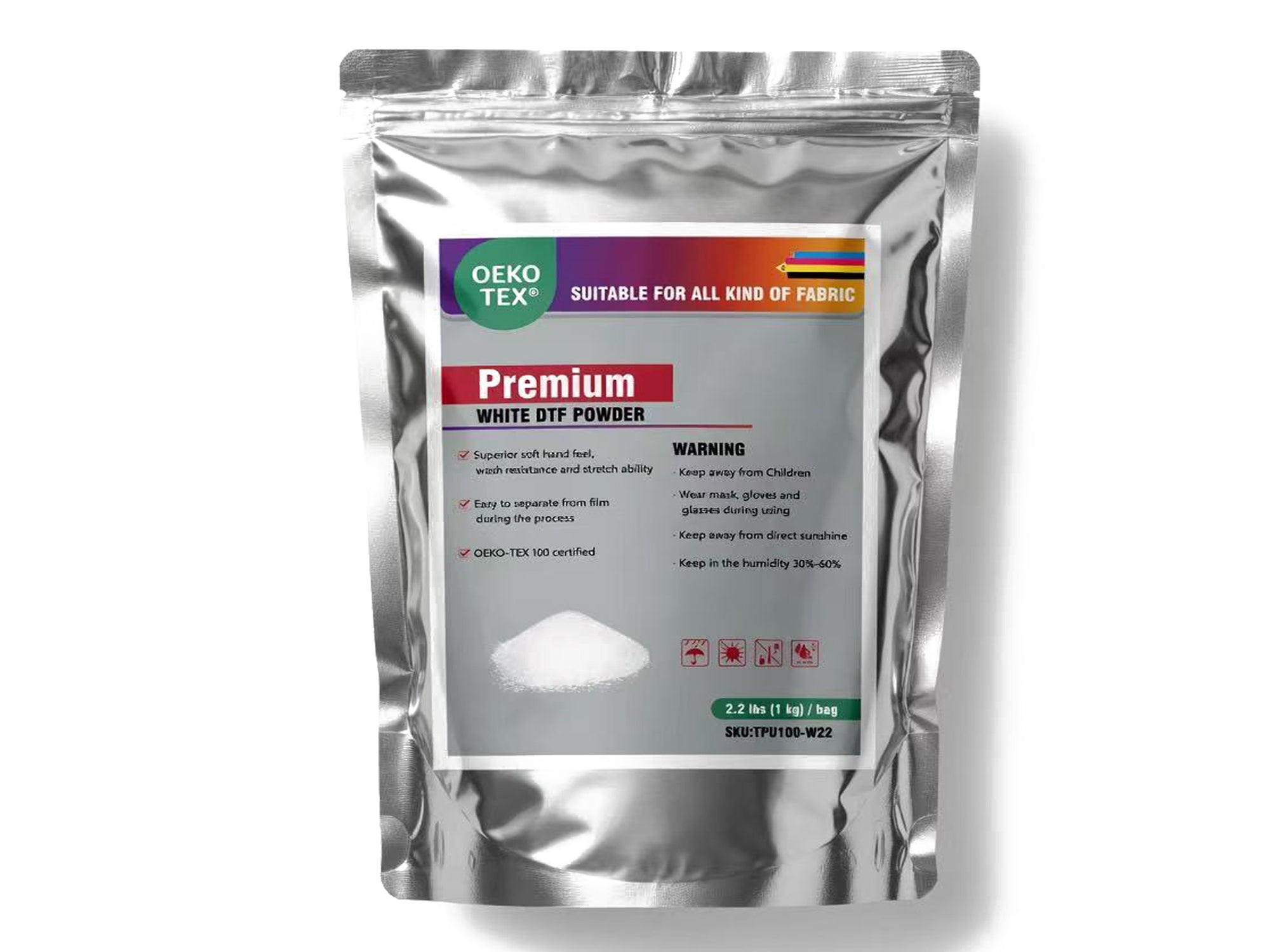 DTF Powder - TPU Hot Melt Adhesive Powder