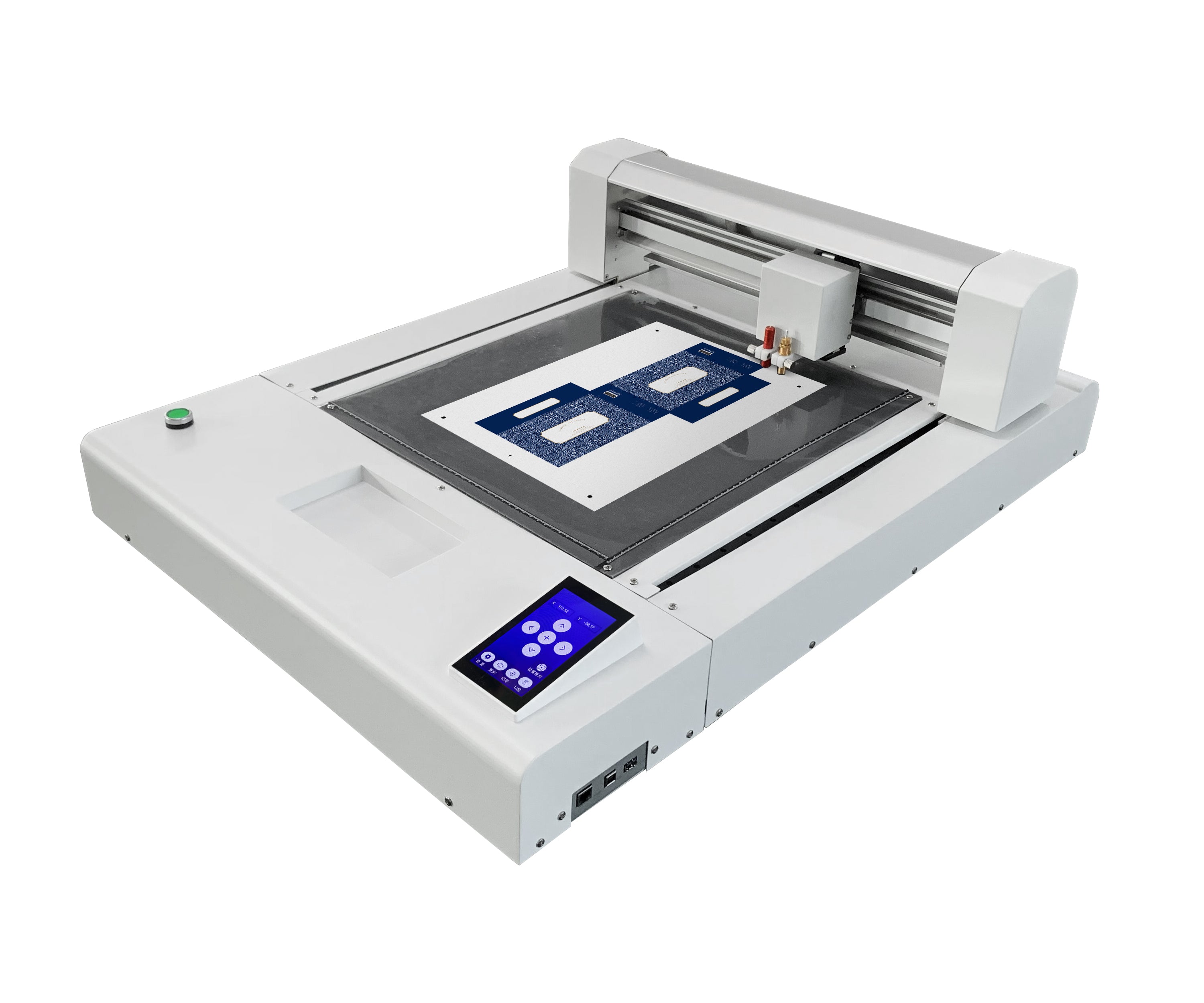 SHL LA SUPPLY Dual-Blade Heads Flatbed Cutting Plotter with Visual positioning system A3+