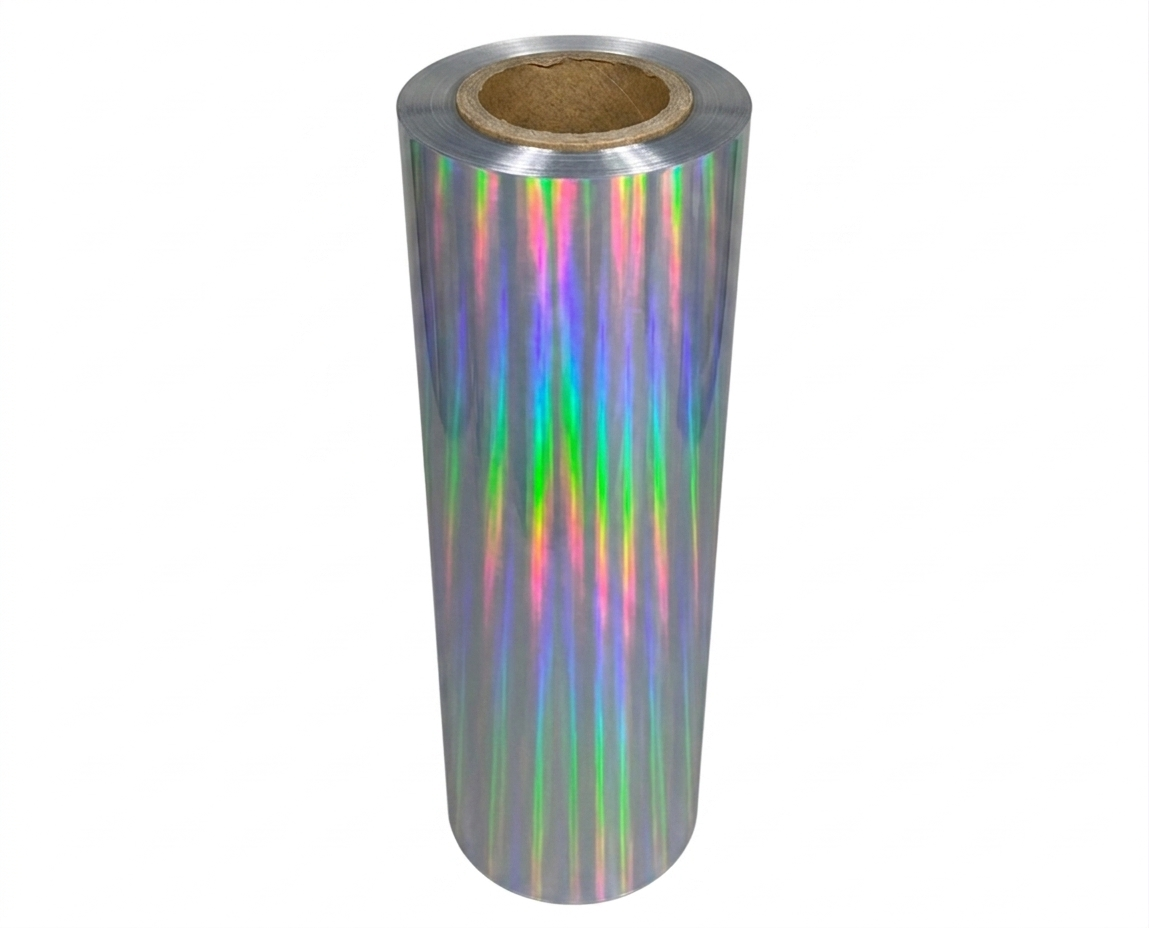 SHL DTF/Screen Material Heat Transfer UV TPU Film 3D TPU Label Film Roll by 50 meters HoloGraphic Silver