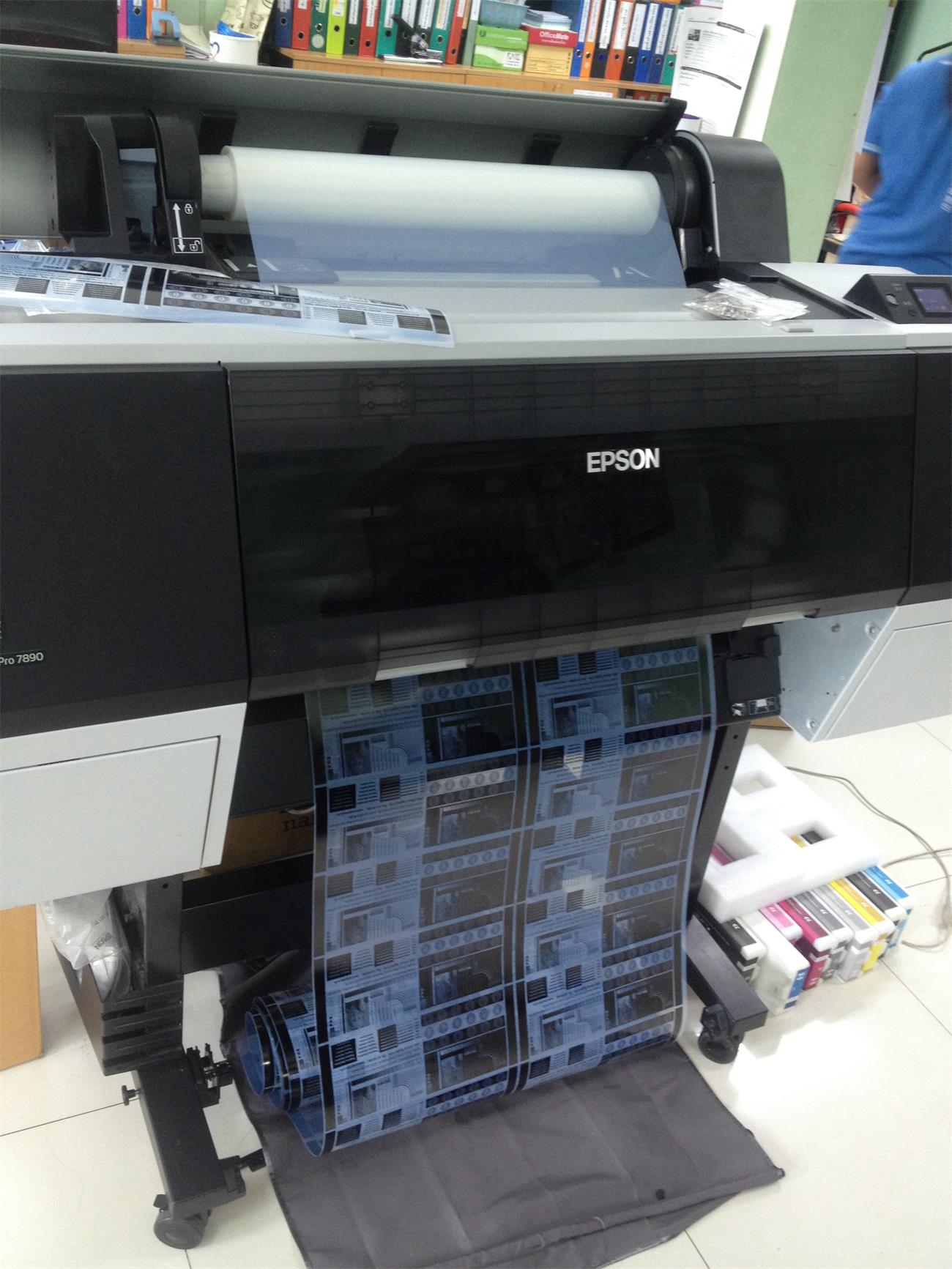SHL LA SUPPLY 5Mil Waterproof Inkjet Clear Positive Film for Screen Printing-- By Roll