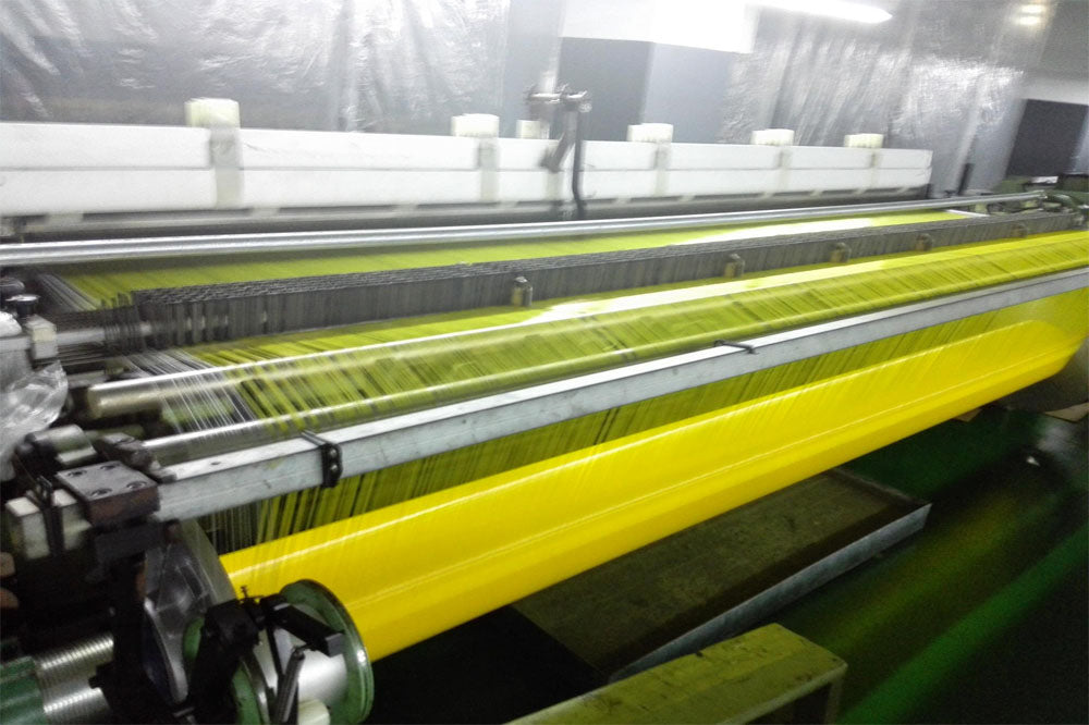 420 mesh count 65″screen printing mesh with 50 yards yellow