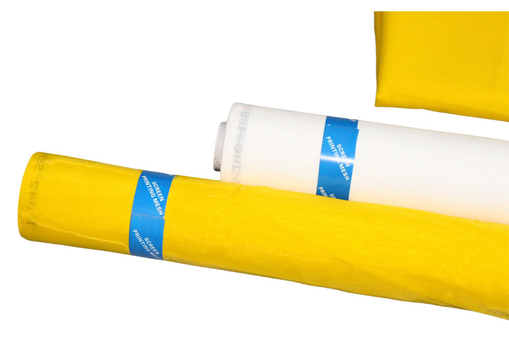 SHL LA SUPPLY Polyester Screen Mesh Fabric Roll for Screen Printing 65in Width with 50 Yards