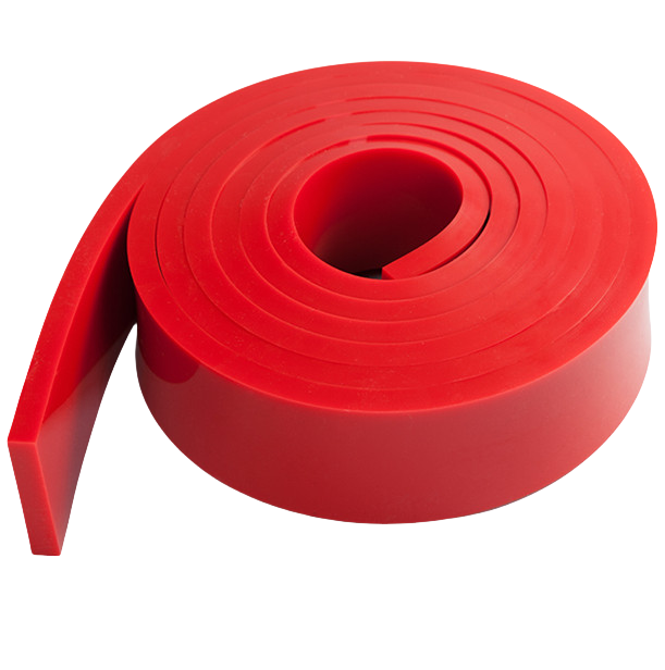 SHL LA SUPPLY Screen Printing Squeegee Rubber Flat Blade Roll 2x3/8 inch by 12ft Length