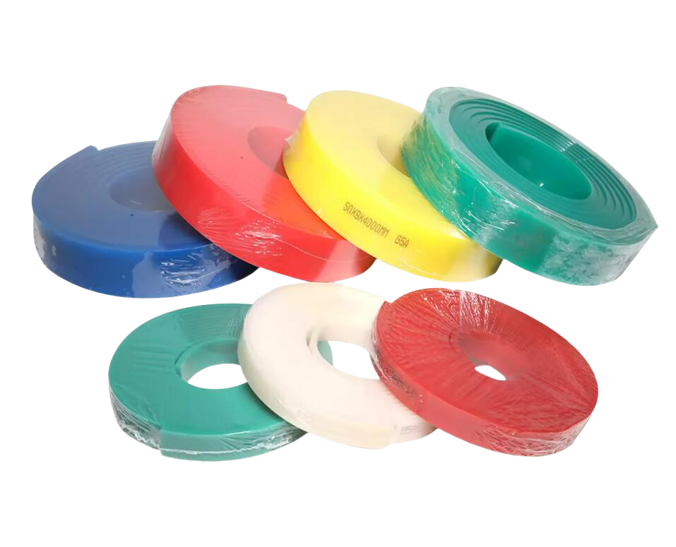 SHL LA SUPPLY Screen Printing Squeegee Rubber Flat Blade Roll 2x3/8 inch by 12ft Length