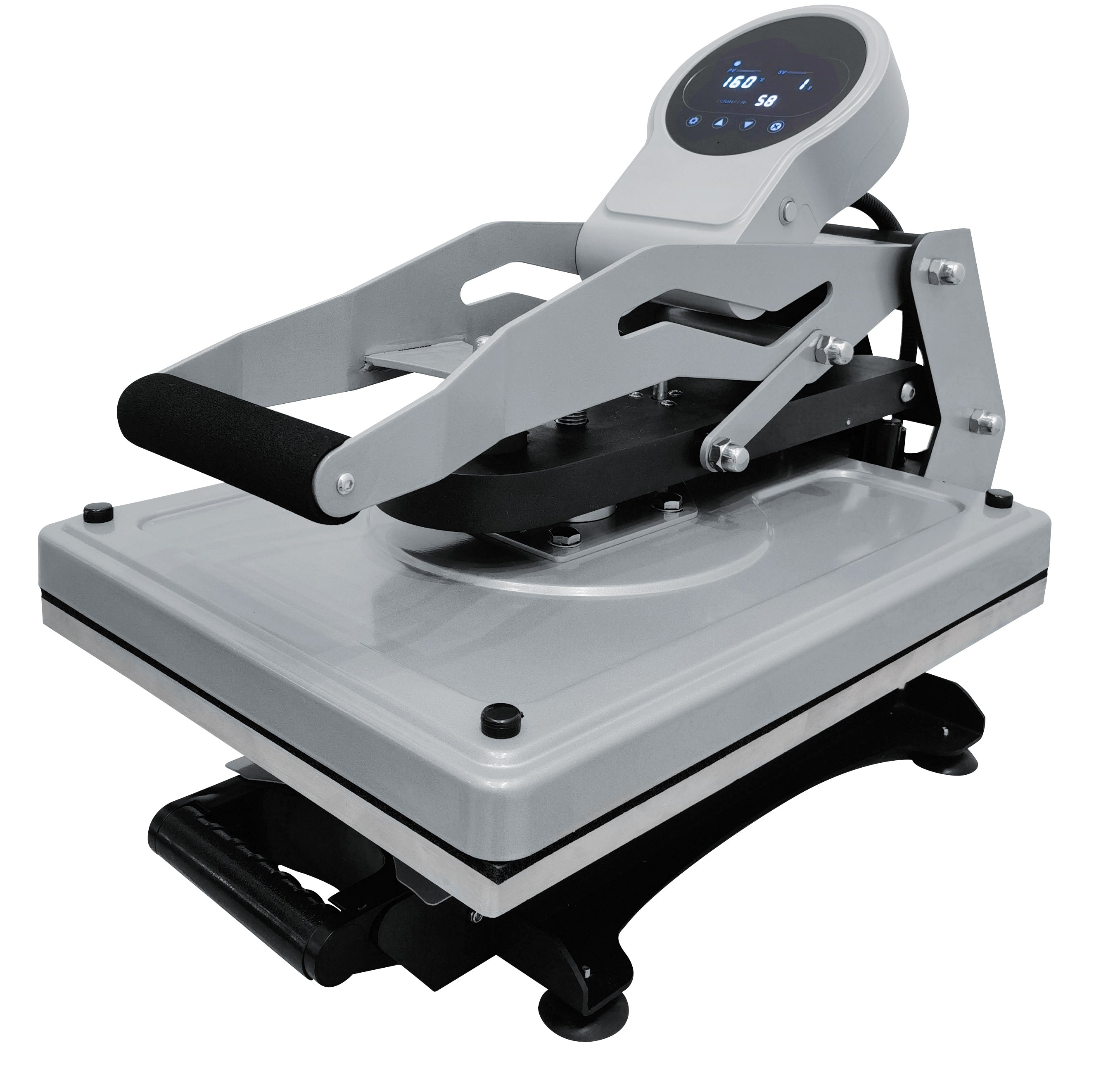 SHL LA SUPPLY Semi-Auto Magnetic Open Pull-out Heat Press 16inch x 20inch with LCD display